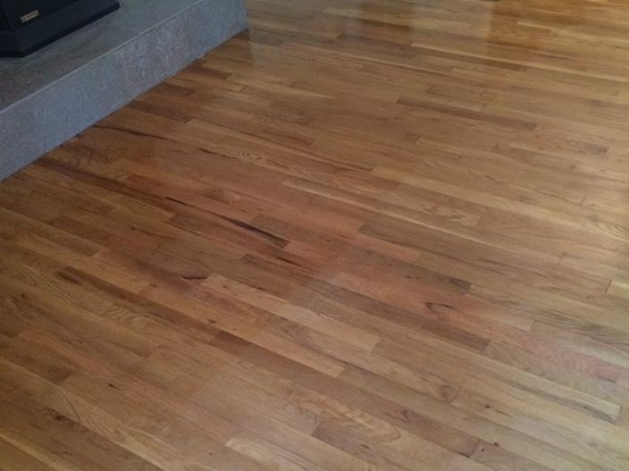 Before and After Hardwood Floor Refinishing